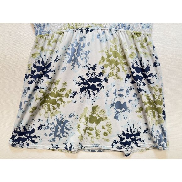 Merrell Knit Dress Womens XXL Multicolor Floral Short Sleeve Elastic Waist - Picture 13 of 14